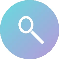 Icono de lupa representando conocer al equipo de Glow SEO