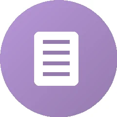 Icono de documento con líneas representando contar tus objetivos SEO